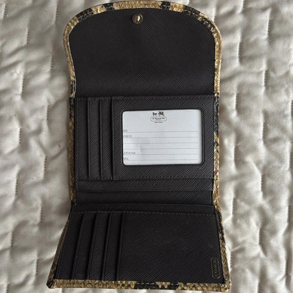 Coach Madison Python Wallet - Picture 8 of 16